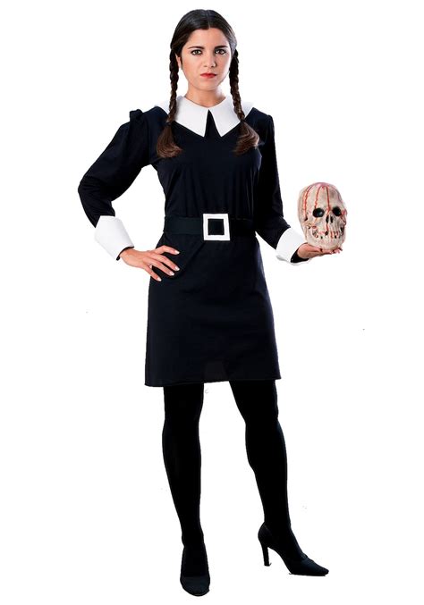 adult addams family costumes|original wednesday addams costume.